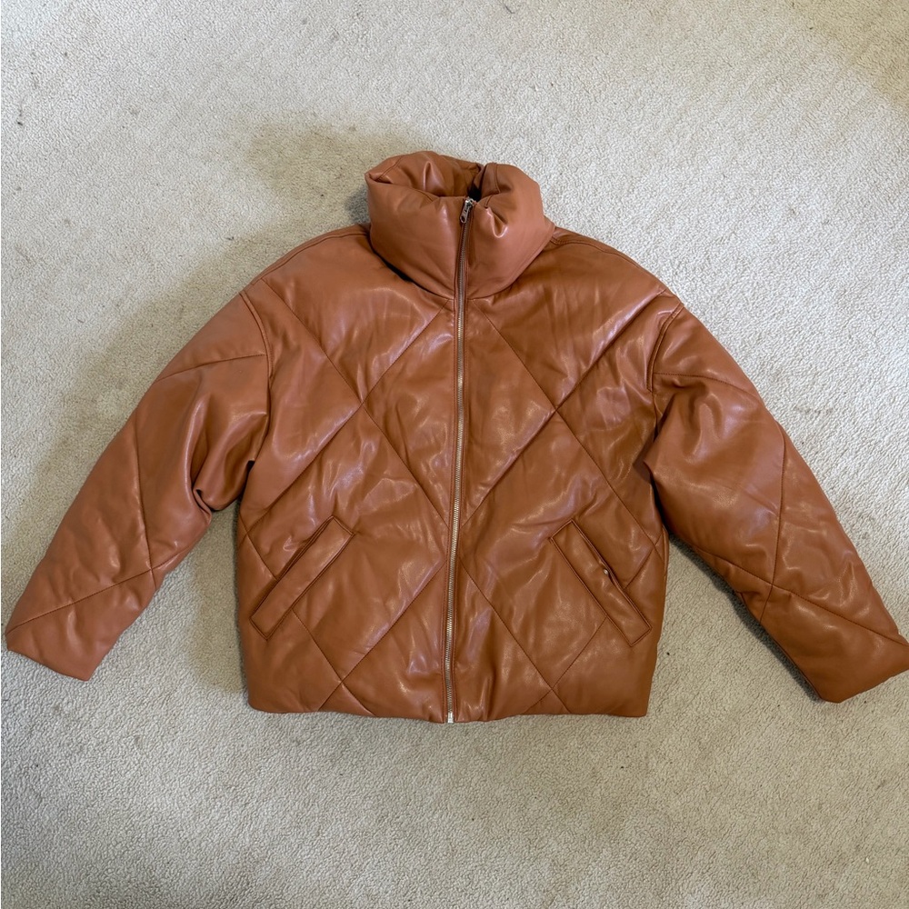 Women’s Abercrombie Leather Puffer